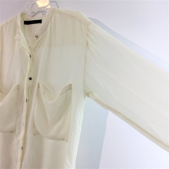 Patterson button down long sleeves top Size S - Picture 4 of 5